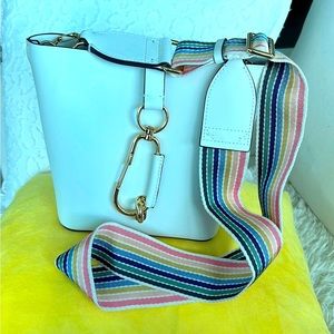 Zac Posen, white Crossbody